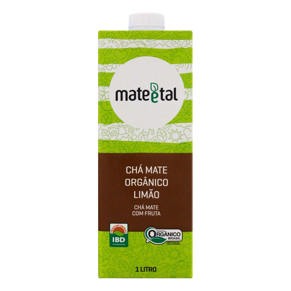 Chá Mate Orgânico Limão Mate E Tal Caixa 1l