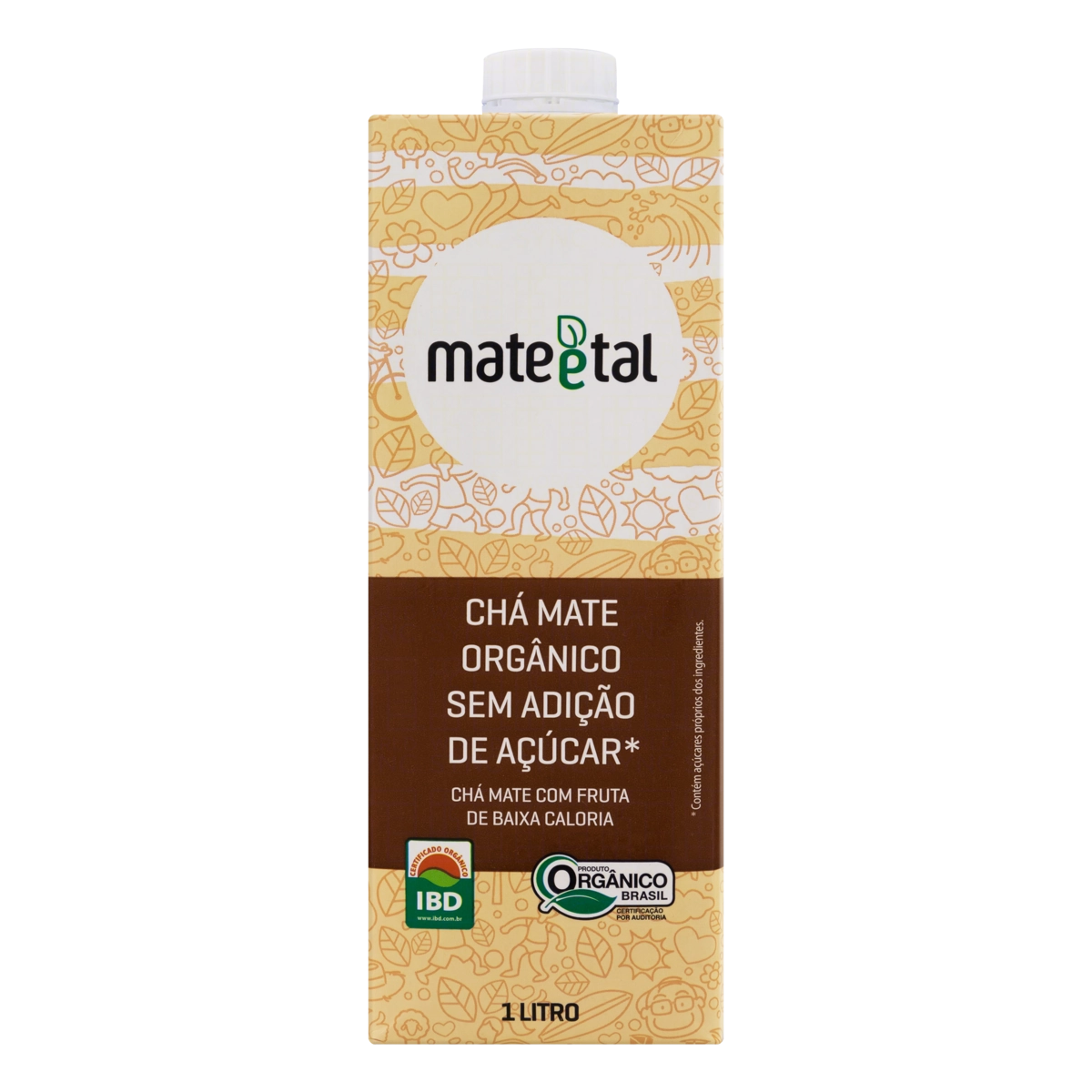 Chá Mate Orgânico Mate E Tal Caixa 1l