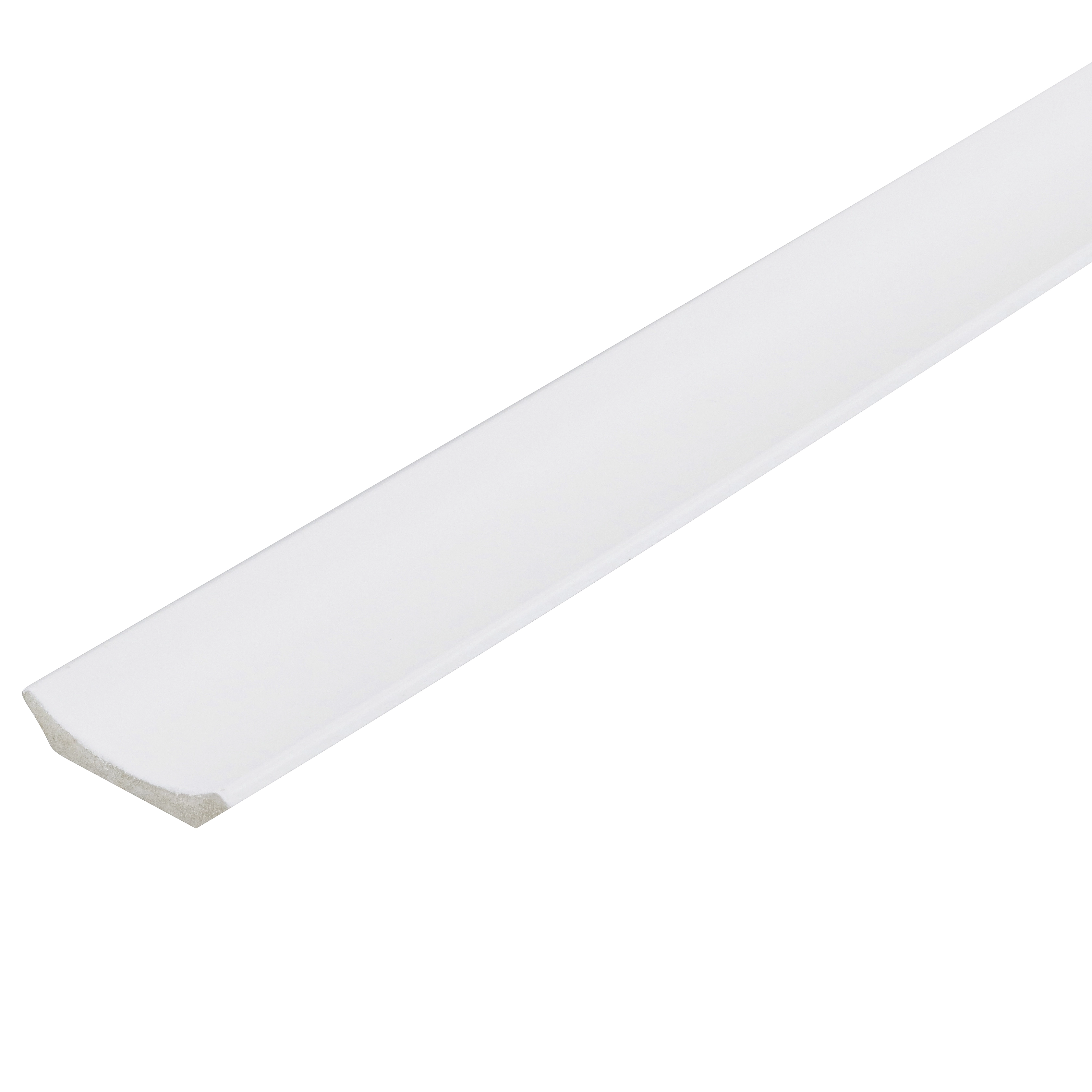 Rodateto de MDF Naval Branco RT01A Premium 7x240cm Artens