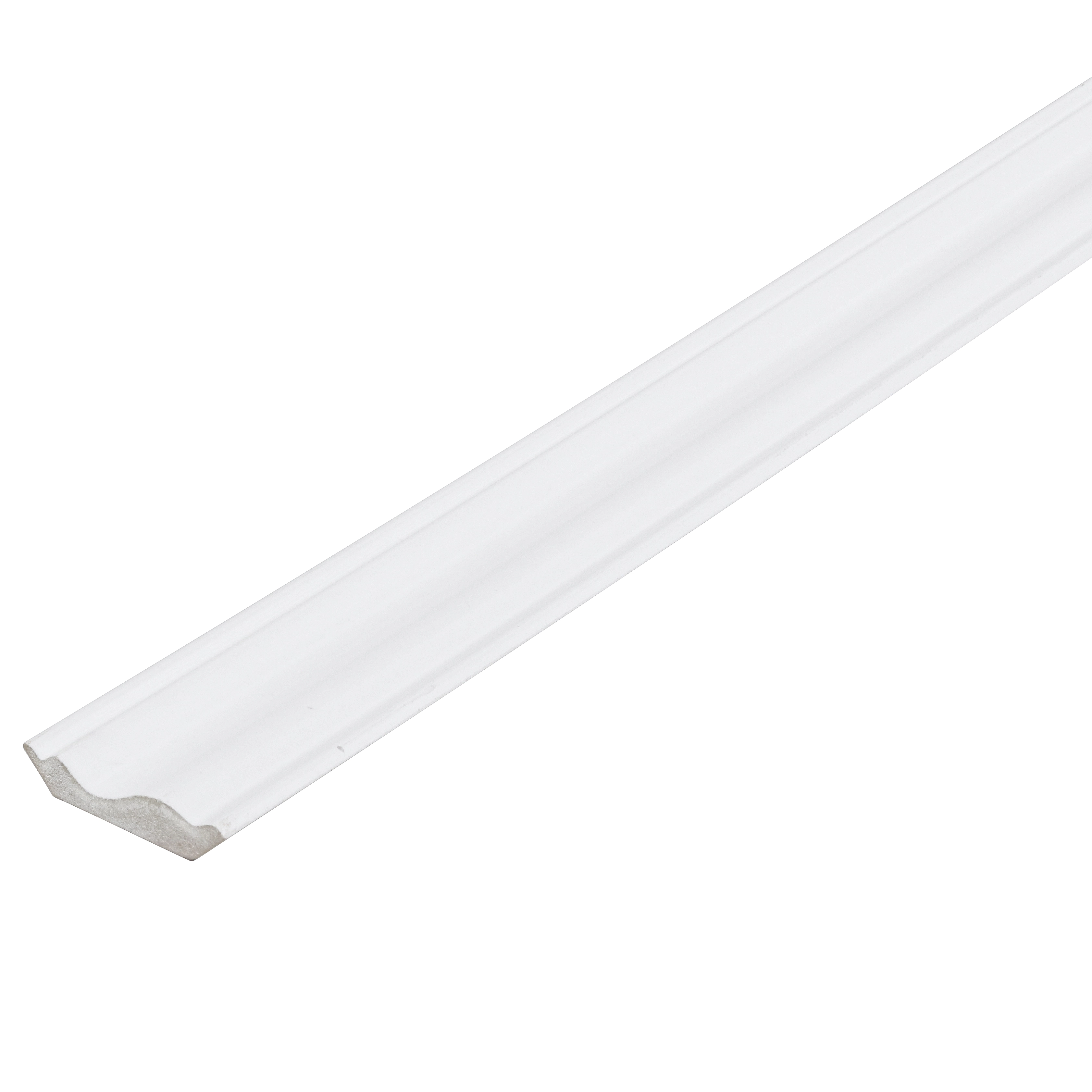 Rodateto de MDF Naval Branco RT02A Premium 7x240cm Artens