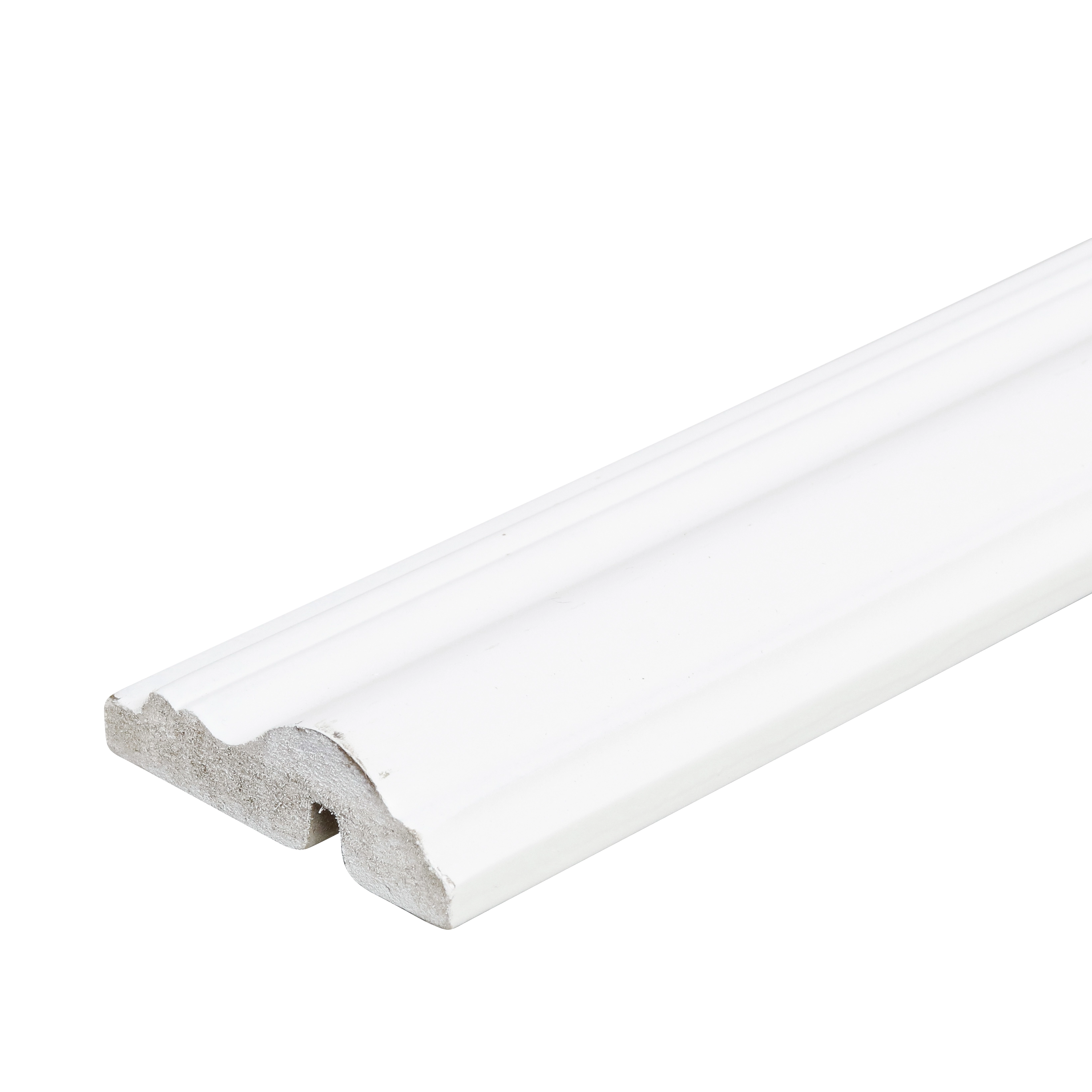 Rodameio de MDF Naval Branco RM6A Premium 6x240cm Artens