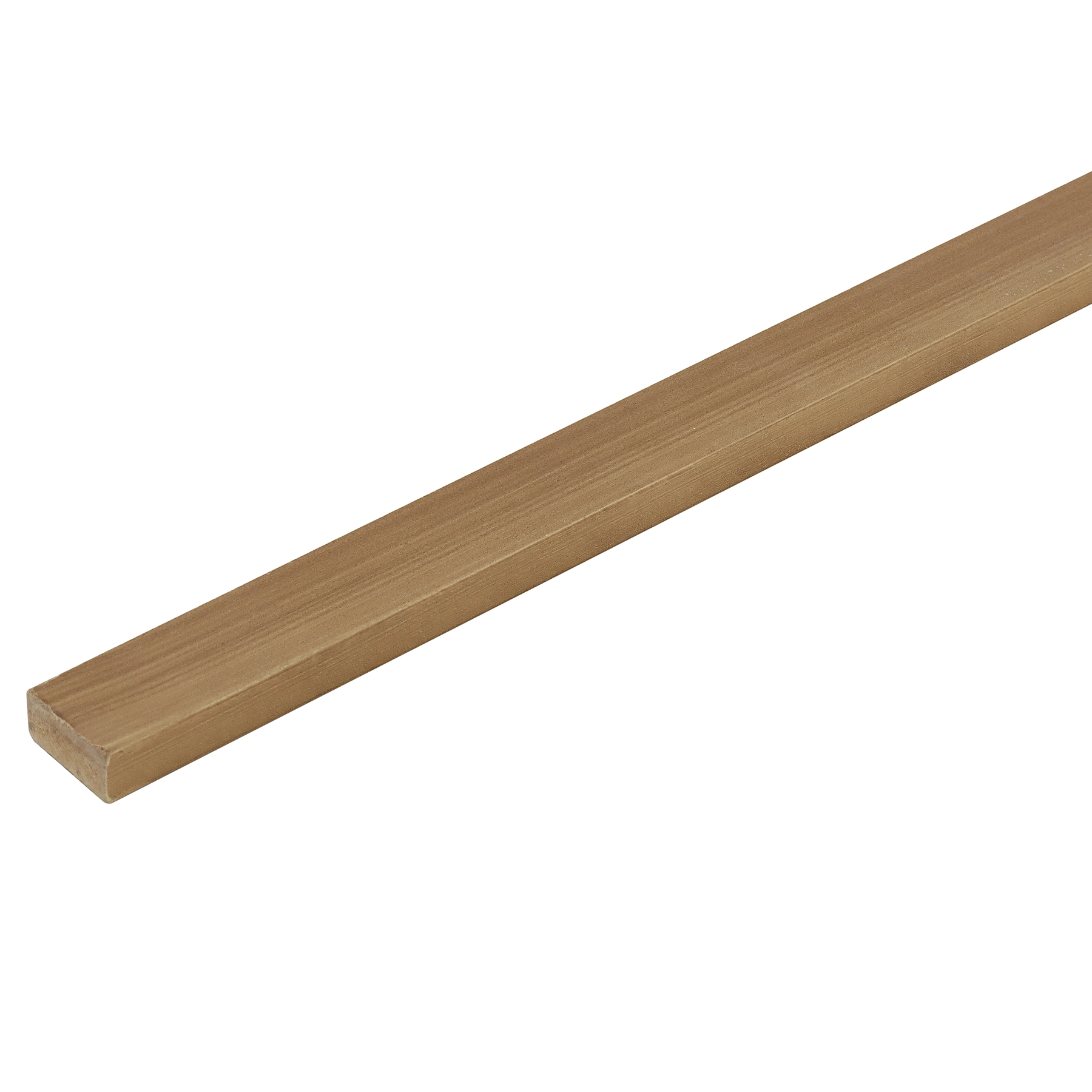 Barra de Acabamento Reta MDF Freijó 2,5x1,5x250cm Moldurama