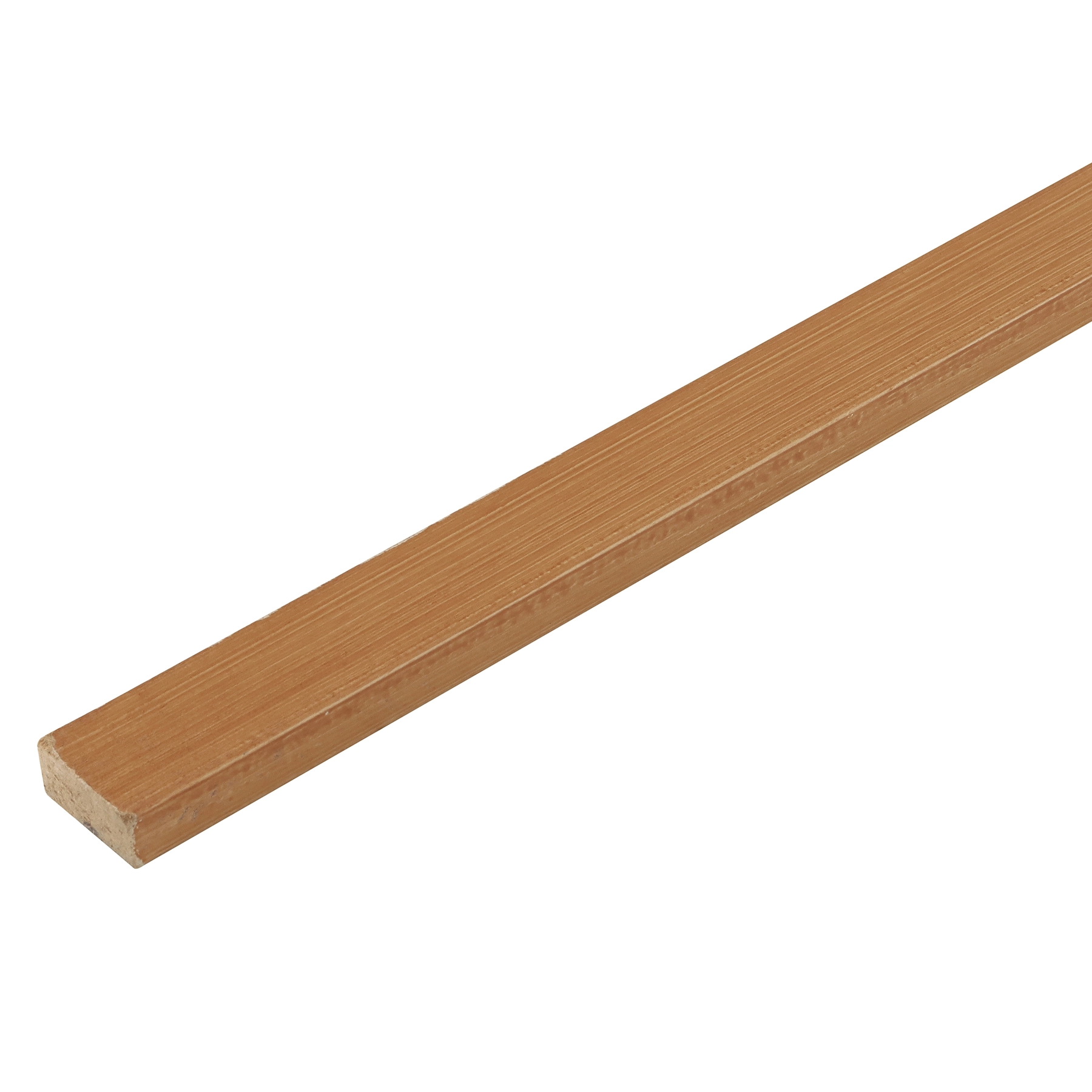 Barra de Acabamento Reta MDF Curupixá 2,5x1,5x250cm Moldurama