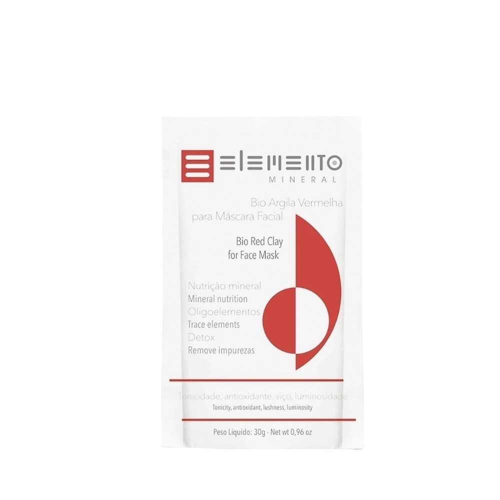 Masc Elem Min Bio Argila Vermelha 30g