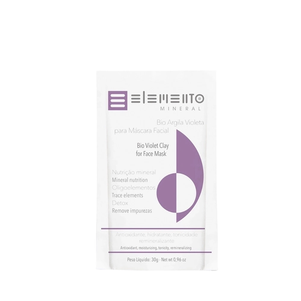 Argila Facial Elemento Natural Violeta 30g