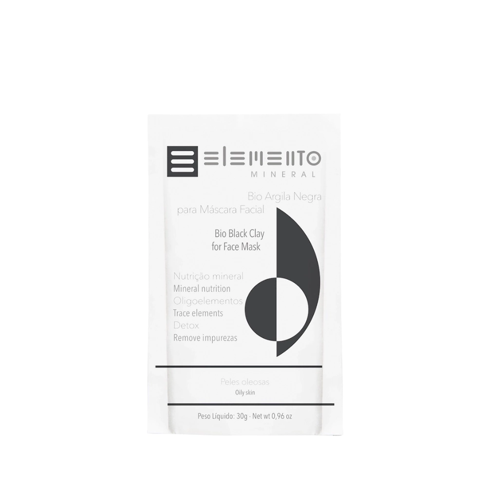 Argila Facial Elemento Natural Negra 30g