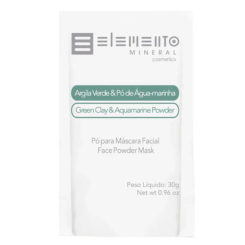 Argila Verde Com Po De Aguamarinha 30g 01199/21 04/25