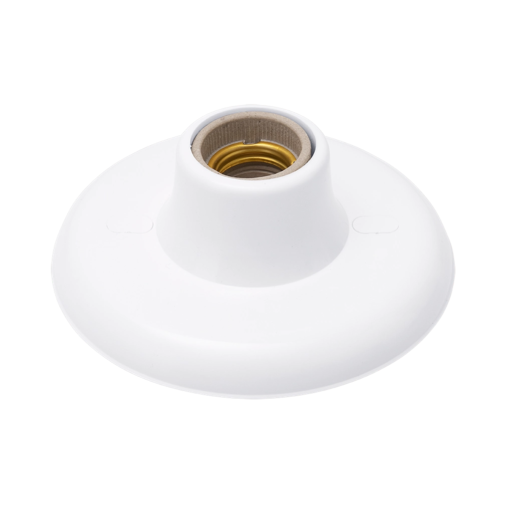 Plafon De Sobrepor Com Soquete E27 De Porcelana Unico