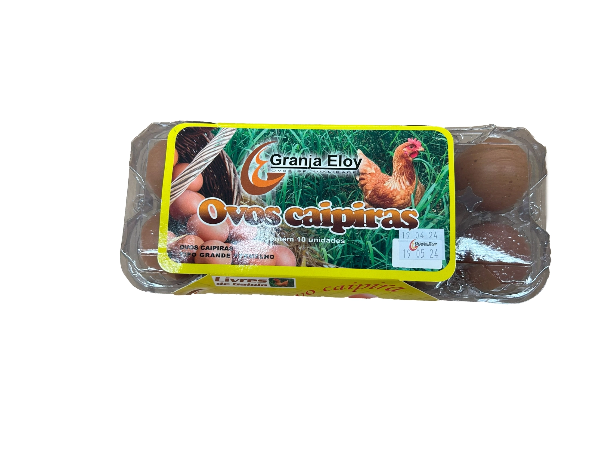 Ovos Caipira T G Verme Granja Eloy 10un
