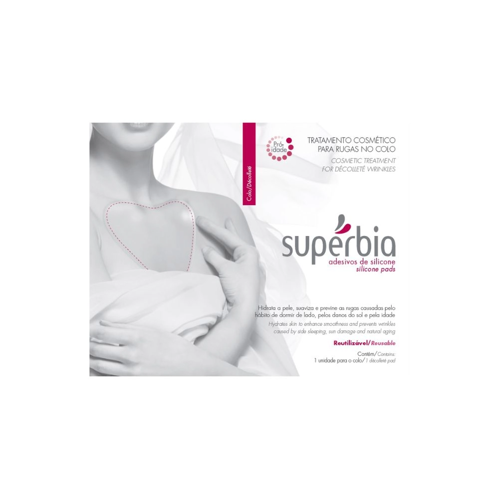 Supérbia Adesivo de Silicone para o Colo Antissinais - 1 un