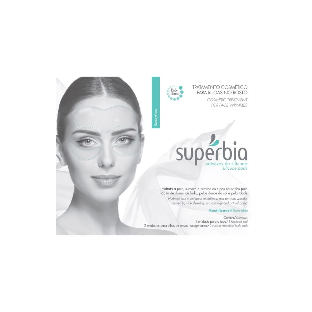 Supérbia Adesivo de Silicone para o Rosto Antissinais