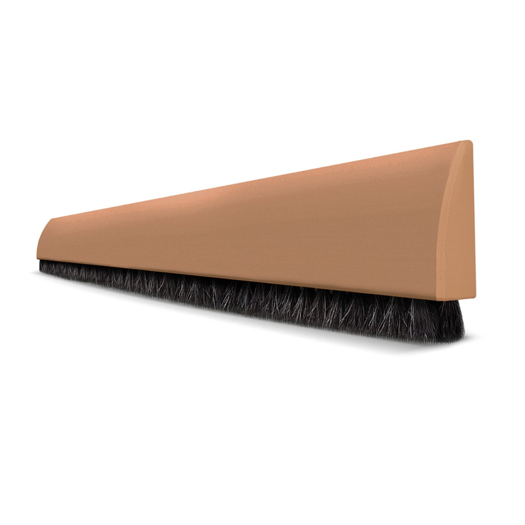 Veda Porta Adesivo "Escova" Marrom Claro 100cm para Vão de 15mm Comfort Door