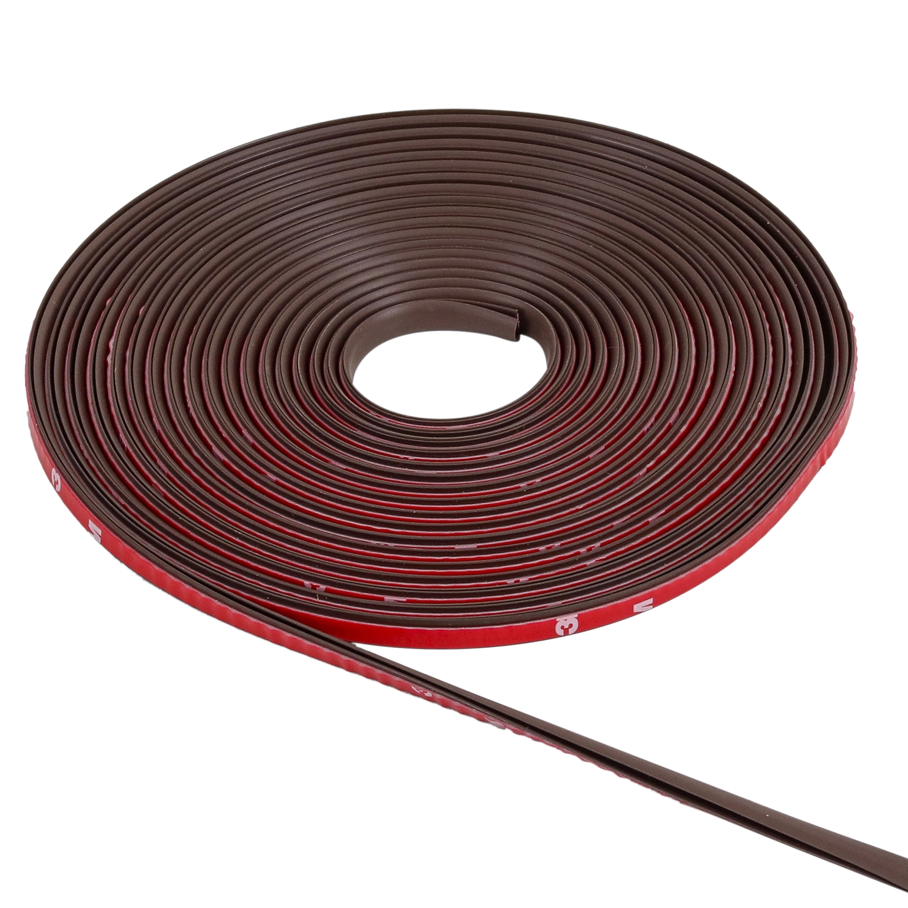 Veda Fresta Adesivo "Reto" Marrom 600cm para Vão de 4mm Comfort Door