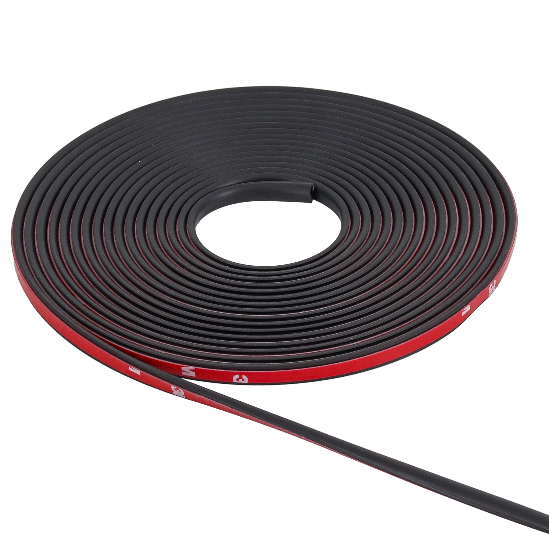 Veda Fresta Adesivo "Reto" Preto 600cm para Vão de 4mm Comfort Door