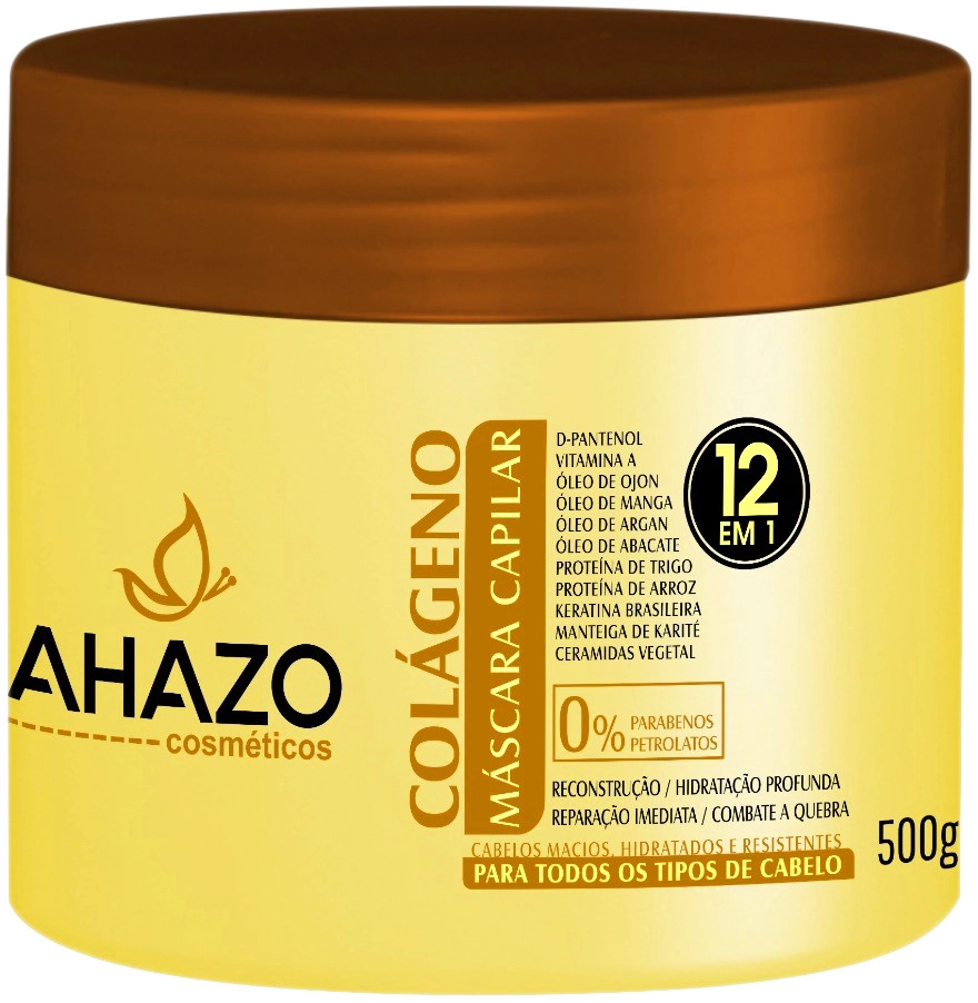 Mascara Capilar Ahazo 500g Colageno