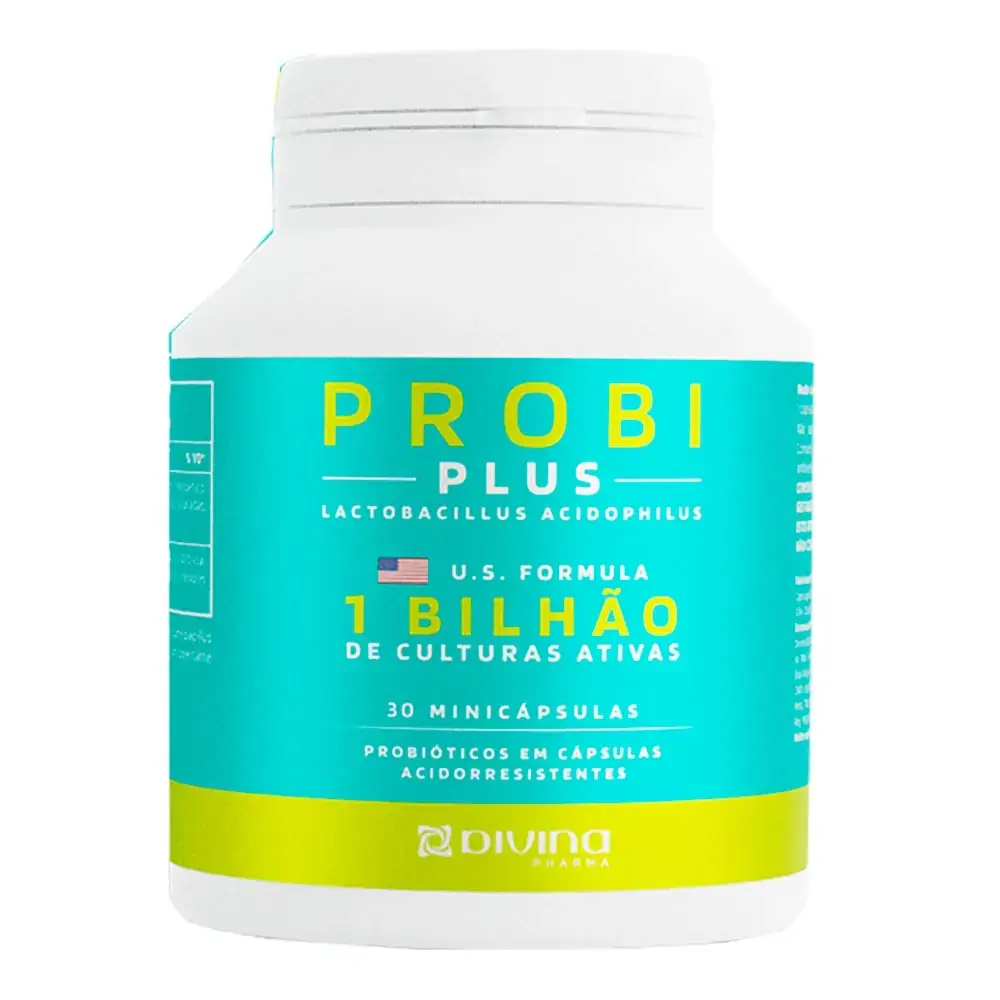 Probiótico ProbiPlus Divina Pharma 30 Cápsulas