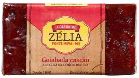 Goiabada Cascao Zelia Barra 250g