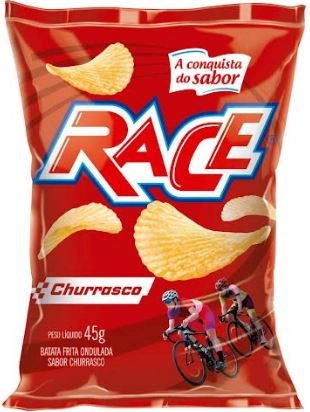 Batata Race Ondulada Churrasco 45g