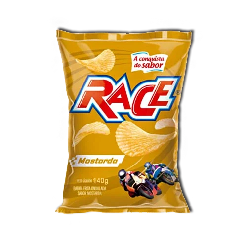 Batata Race Ondulada Mostarda 140g