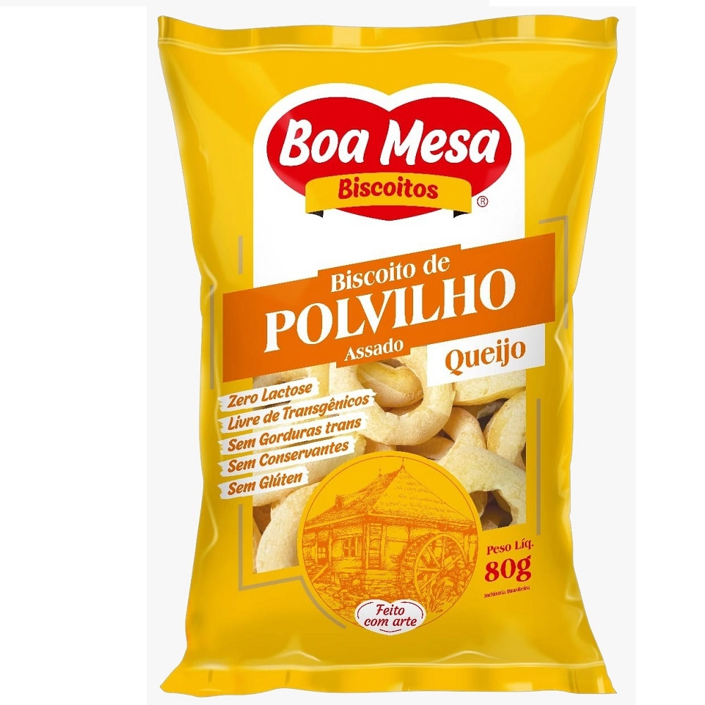 Bis De Polvilho Boa Mesa 80g Queijo