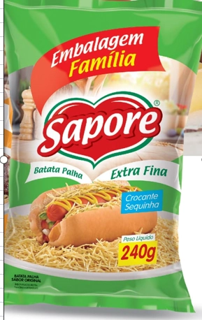 Batata Palha Sapore 240gr Extra Fina