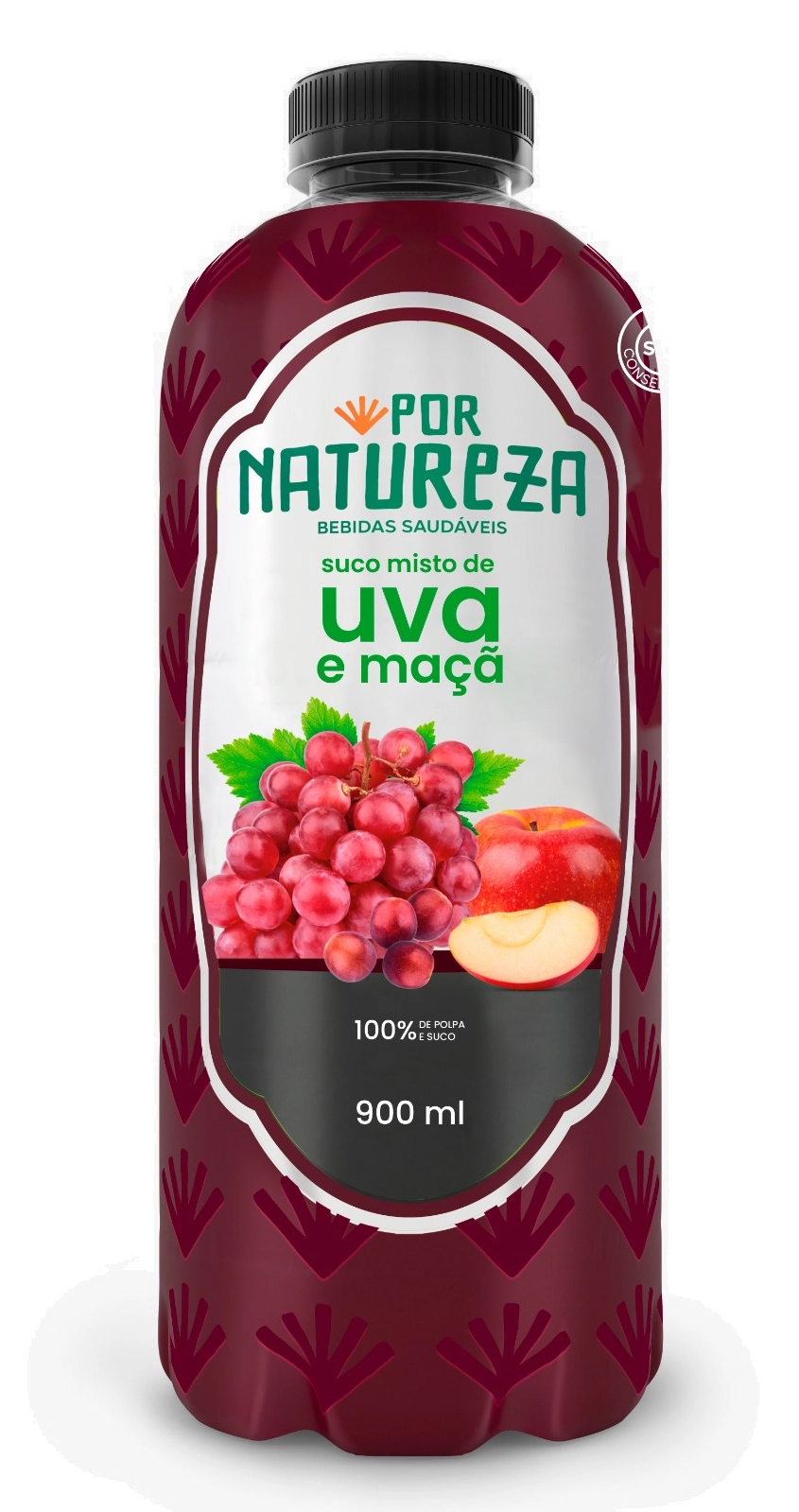 Suco Por Natureza Uva E Maca 900ml