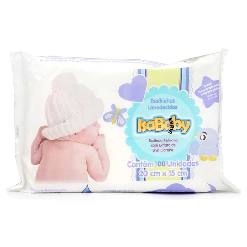 Toalha Umedecid Isababy 200 Hora De Ninar