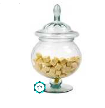 Bomboniere Istambul Rigada 26cm Branca 30230cofbr 20470br Vitazza