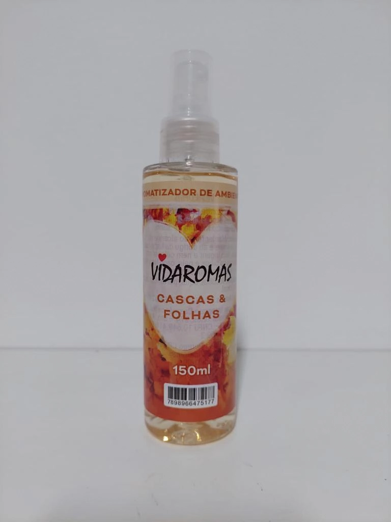 Aromatizador Ambientes Vidaromas Spray Cascas E Folhas