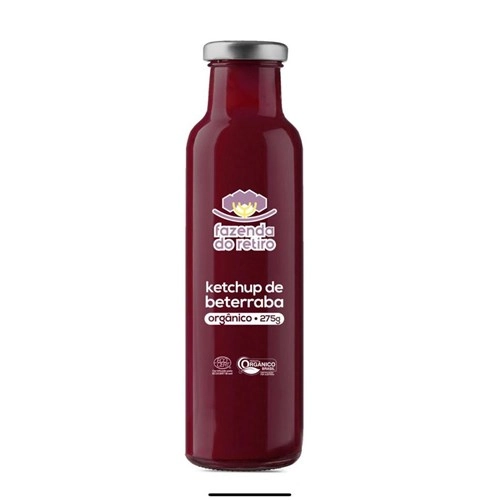 Ketchup De Beterraba Org Fazenda Do Retiro 275g