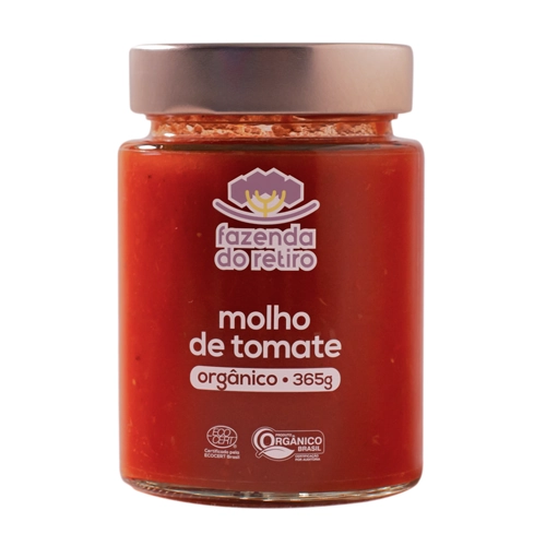 Molho Tomate Org Fazenda Do Retiro 365g