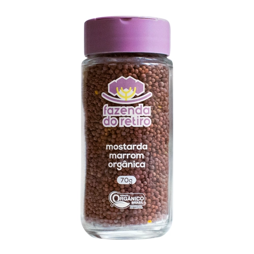Mostarda Marrom Org Fazenda Do Retiro 60g
