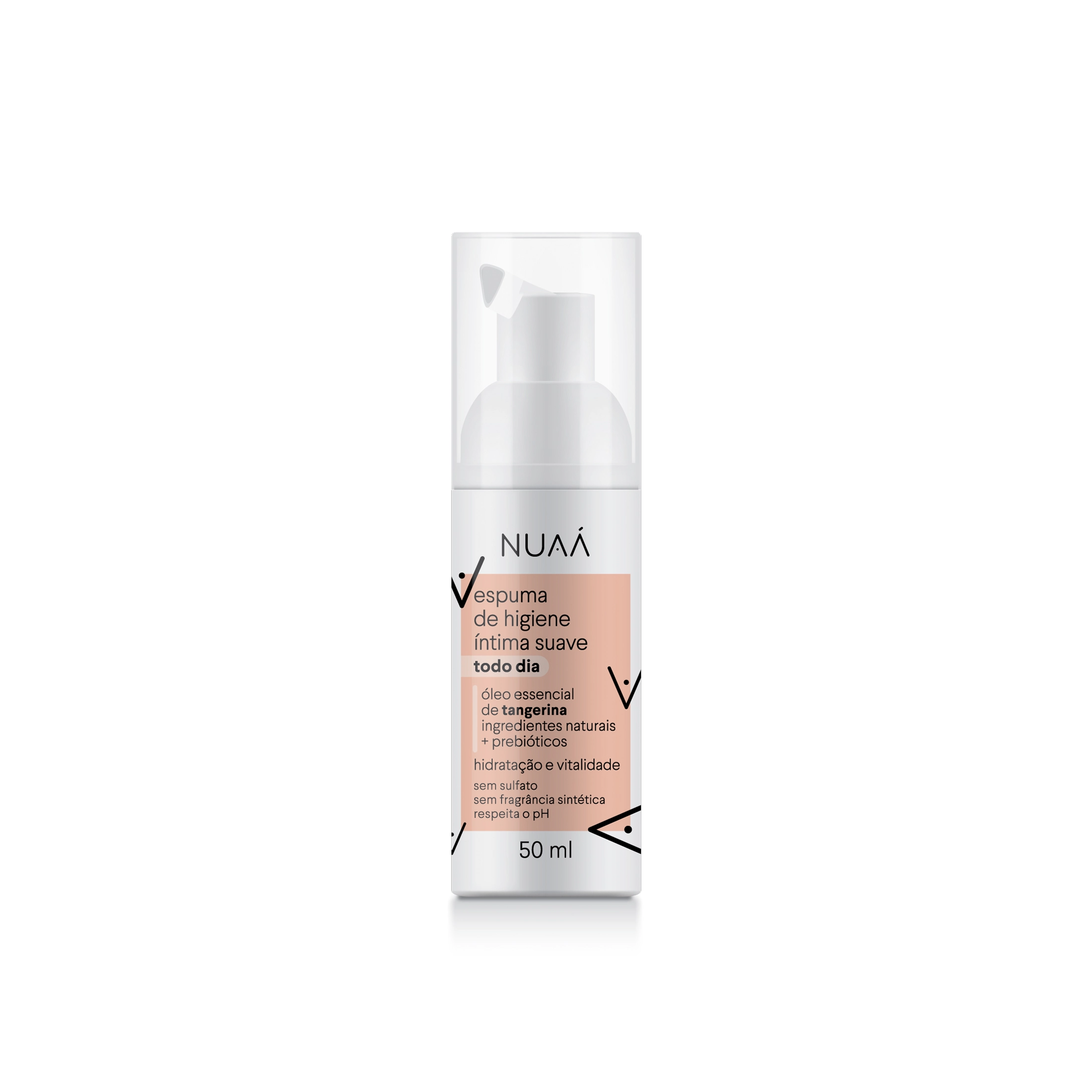 Espuma De Limpeza Intima Nuaa Natural Todo Dia 50ml 2/2