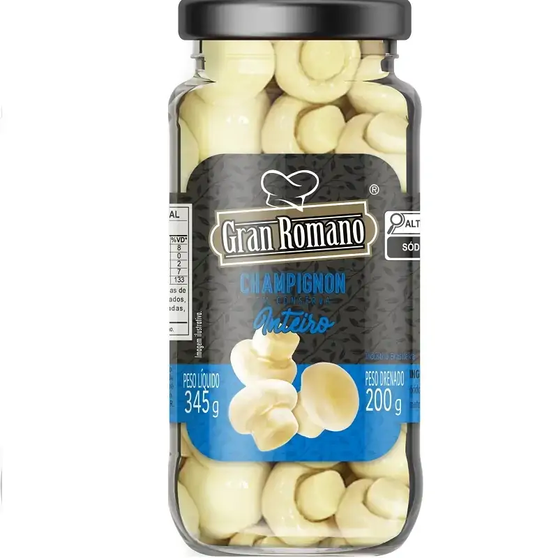 Champignon Gran Romano Inteiro Vd 200g