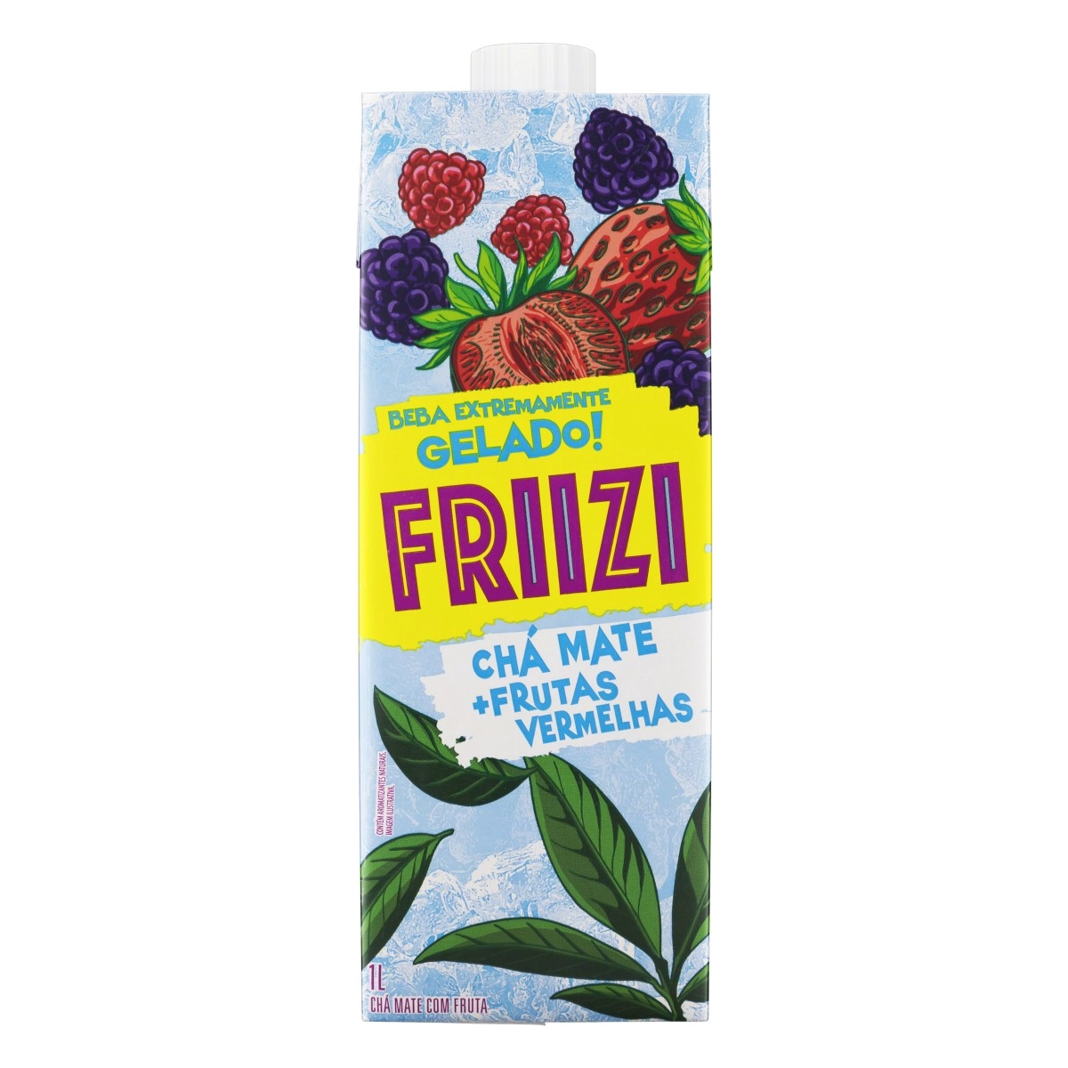 Chá Mate FRIIZI Frutas Vermelhas Caixa 1L