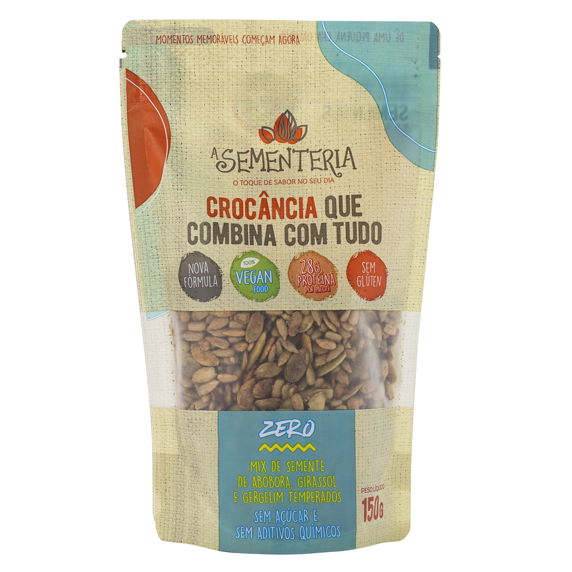 Mix Sementes A Sementeria Pouch 150g Zero Acucar