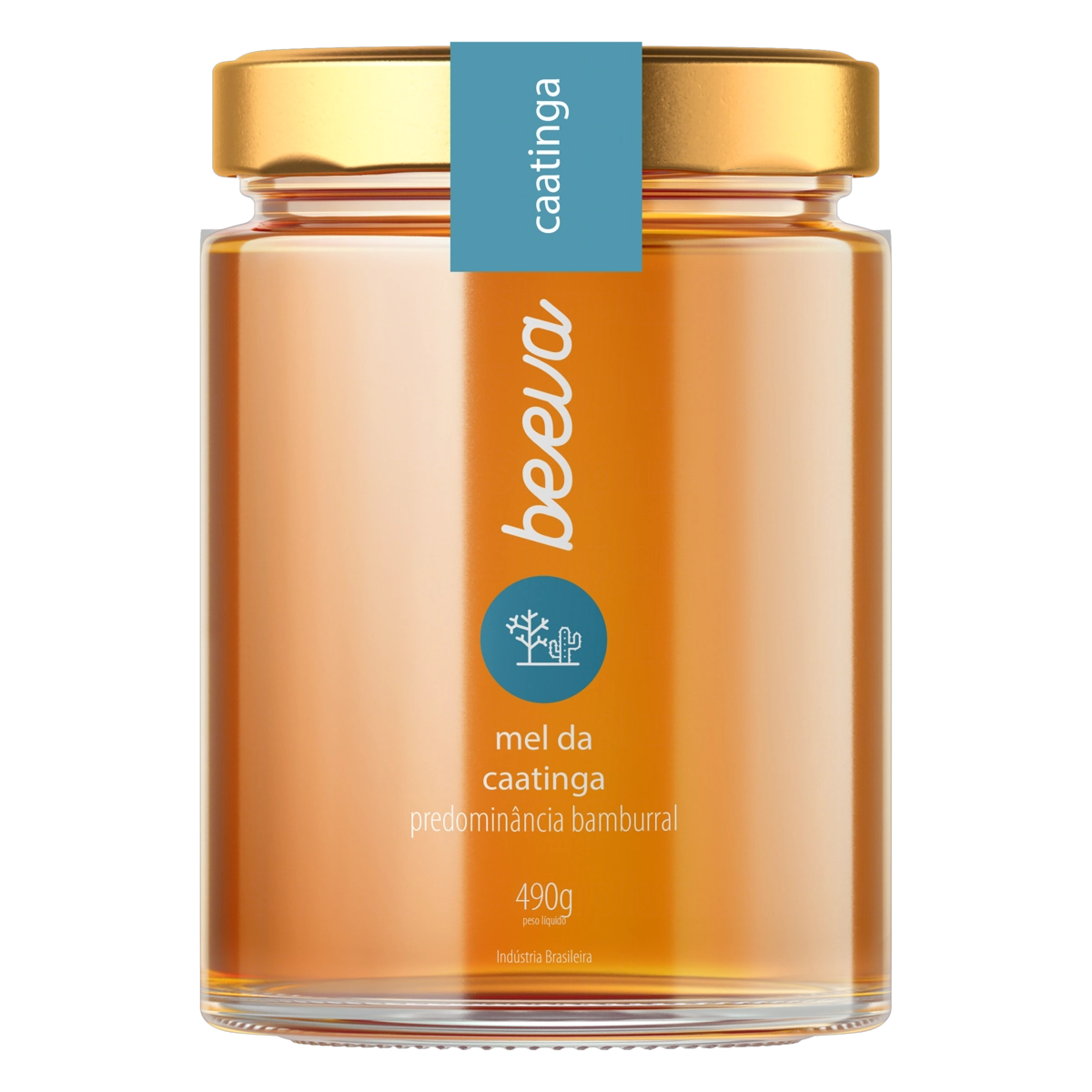 Mel Caatinga Bamburral Beeva Vidro 490g