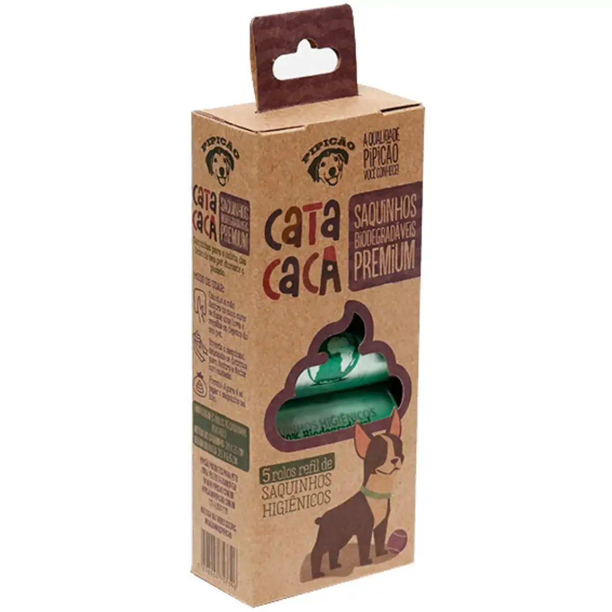 Refil Pipicao Cata Caca 5un