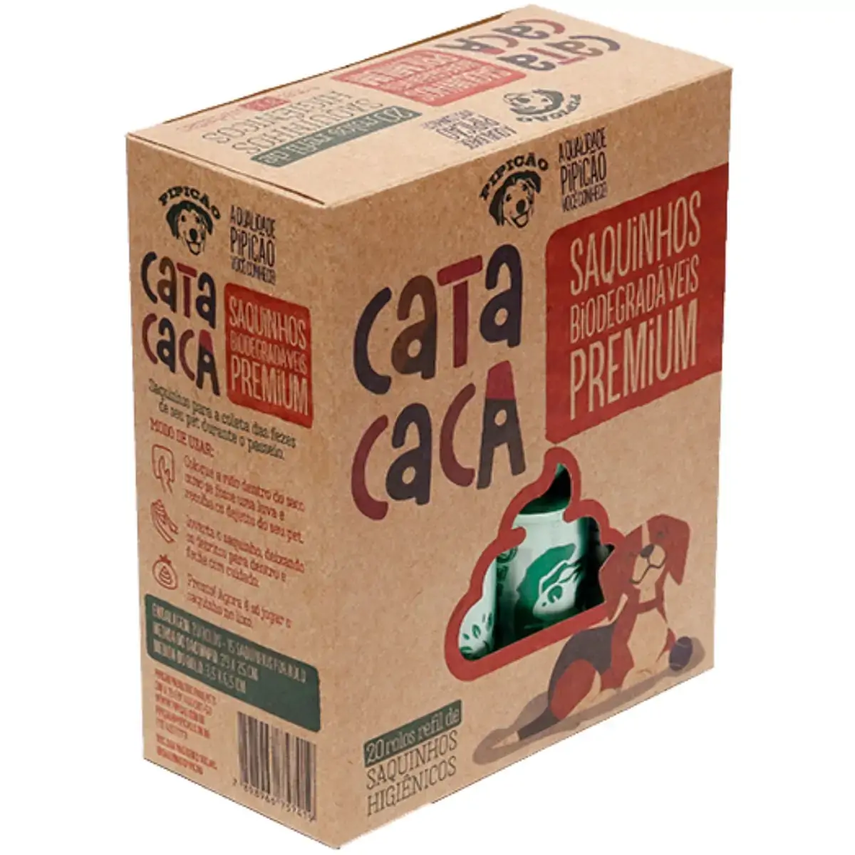 10 Refil Pipicao Cata Caca 20un