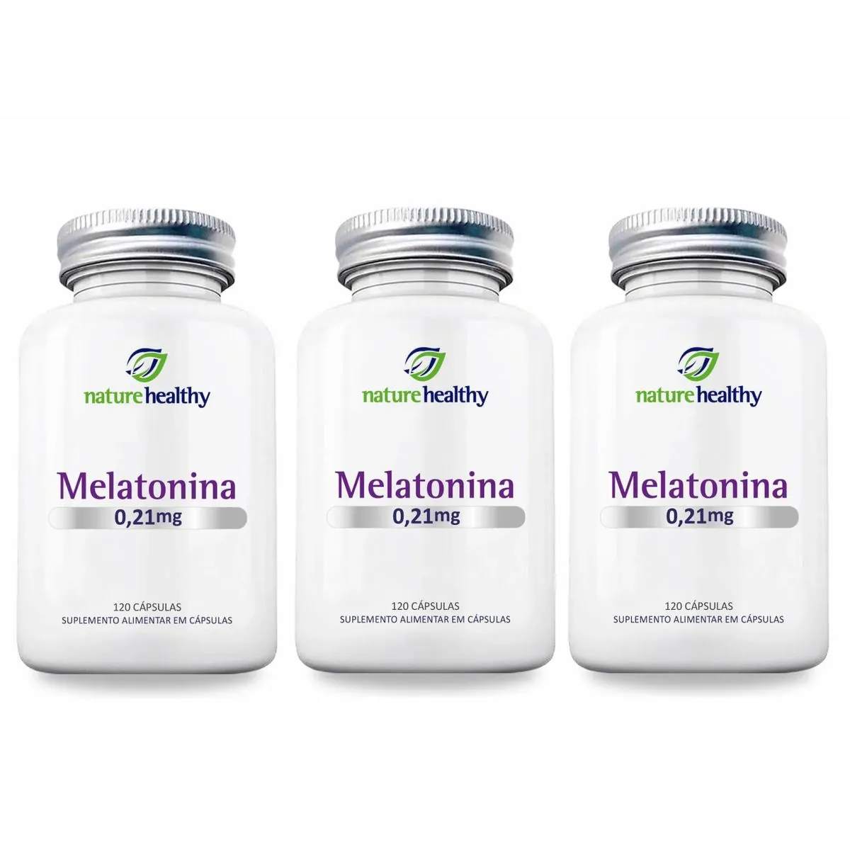 COMBO c/ 3 - MELATONINA 210MCG c/ 120 NATURE HEALTHY