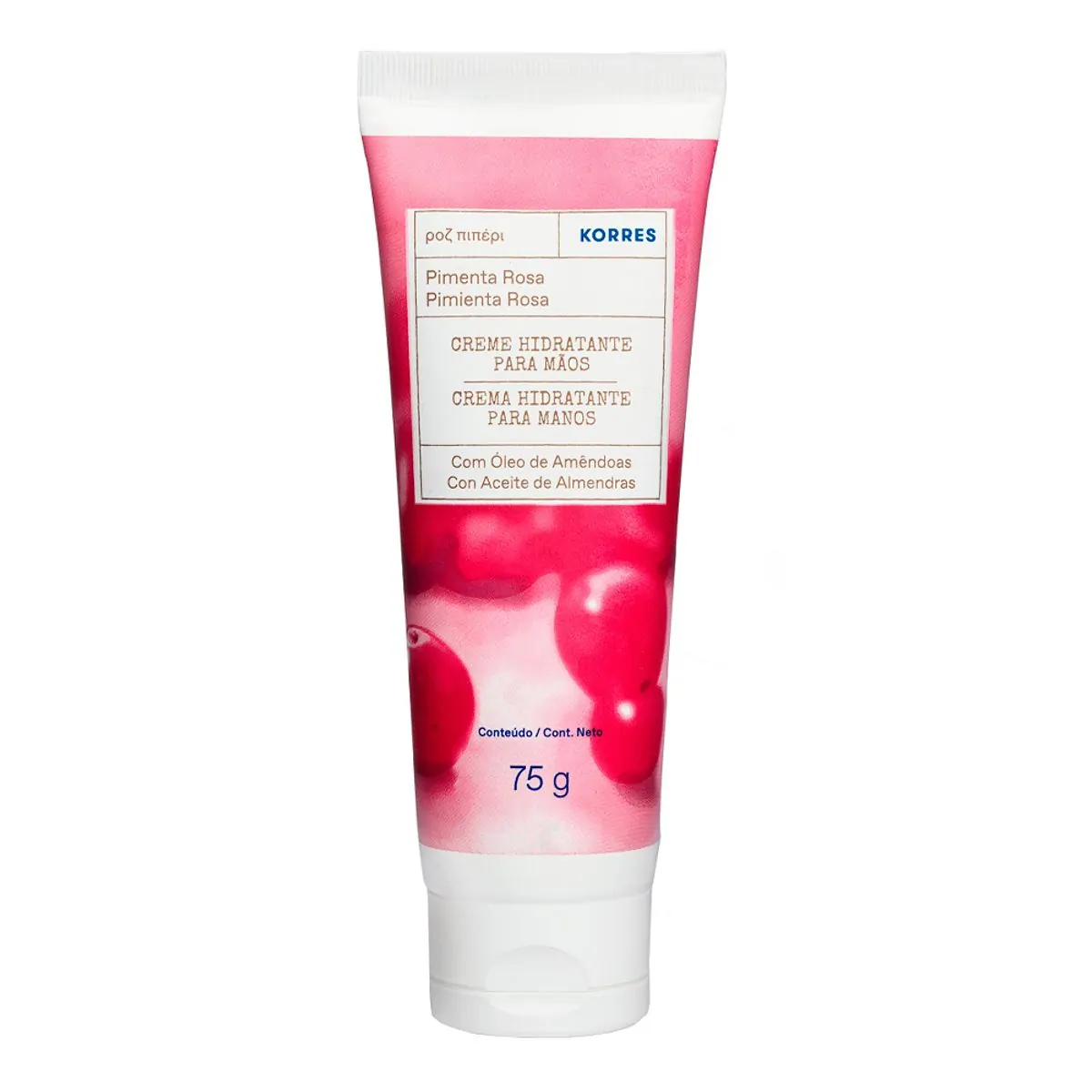 Creme P/maos Korres Pimenta Rosa 75g