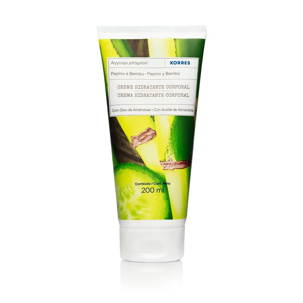 Creme Hidratante Corporal Korres Pepino E Bambu 200ml