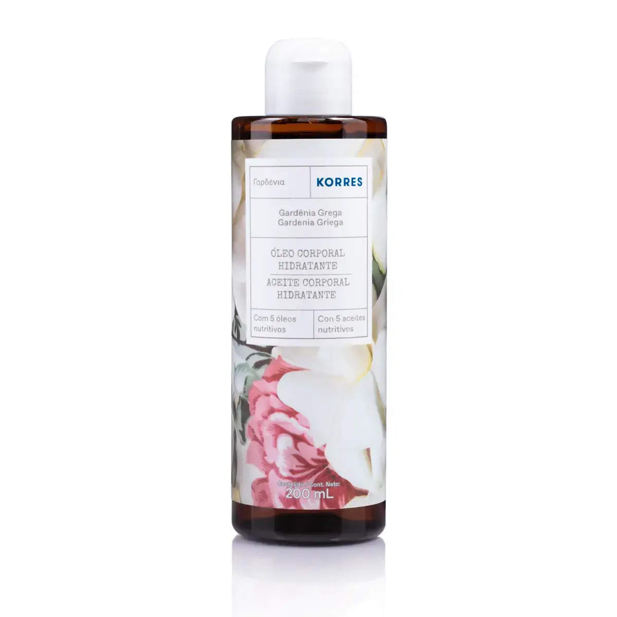 Gardênia Grega óleo De Banho Deo Corporal 200ml, Korres