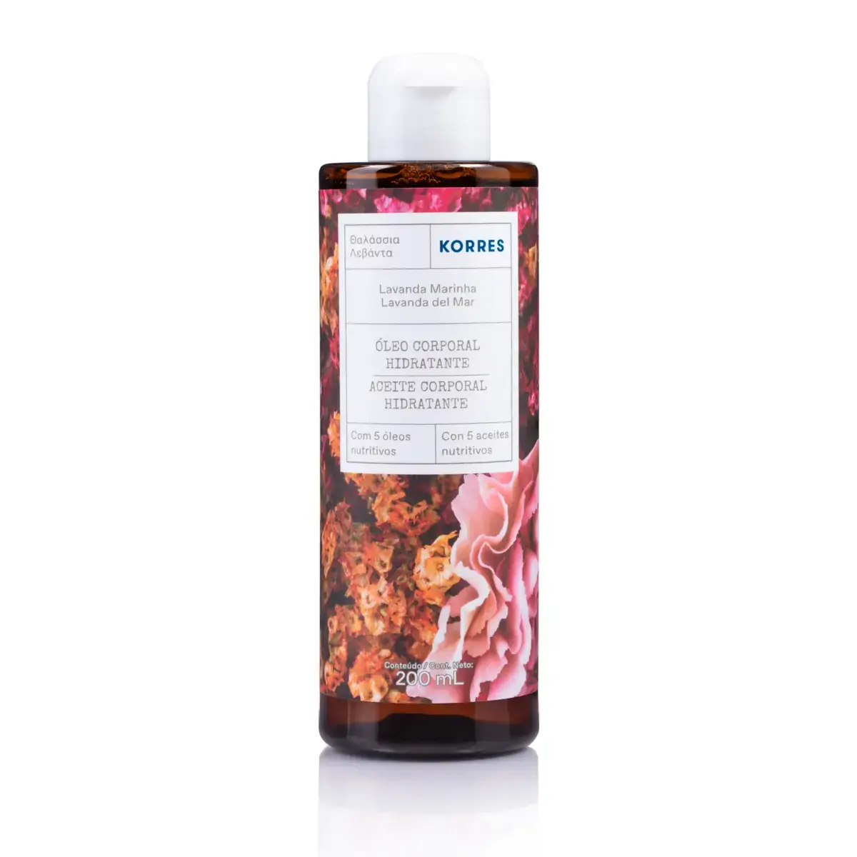 Lavanda Marinha óleo De Banho Deo Corporal 200ml, Korres
