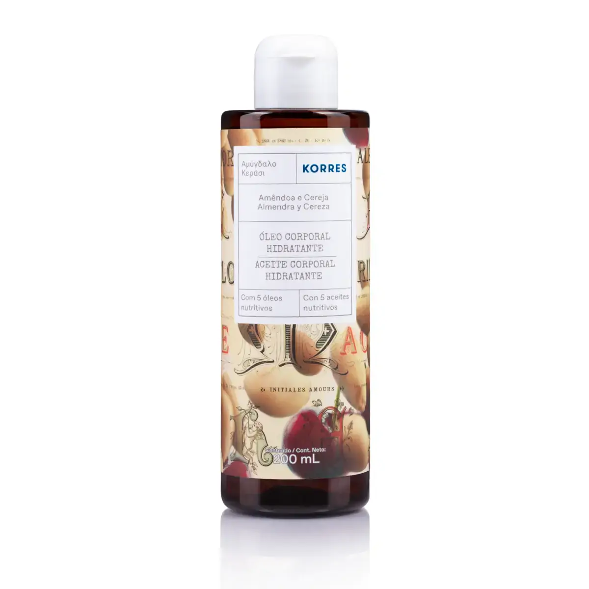 Amêndoa E Cereja óleo De Banho Deo Corporal 200ml, Korres