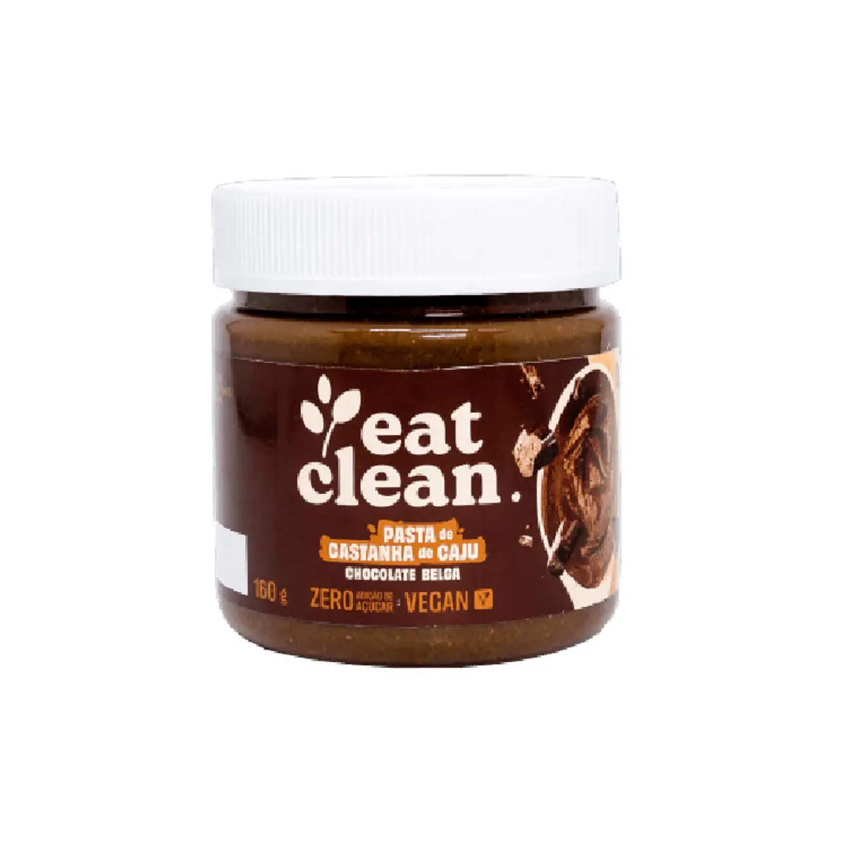 Pasta de Castanha de Caju Chocolate Belga - Pote 160G