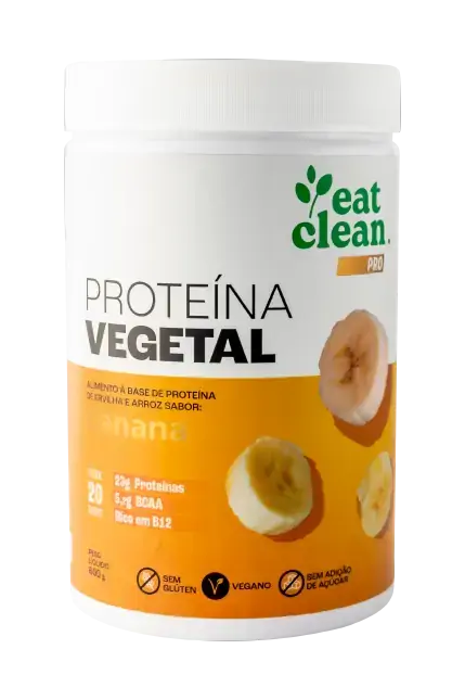 Proteina Vegetal Banana Eat Clean 600g