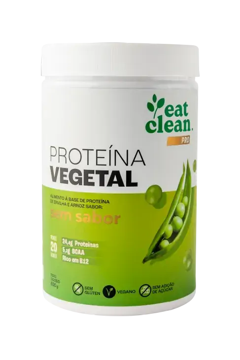 Proteina Vegetal Sem Sabor Eat Clean 600g