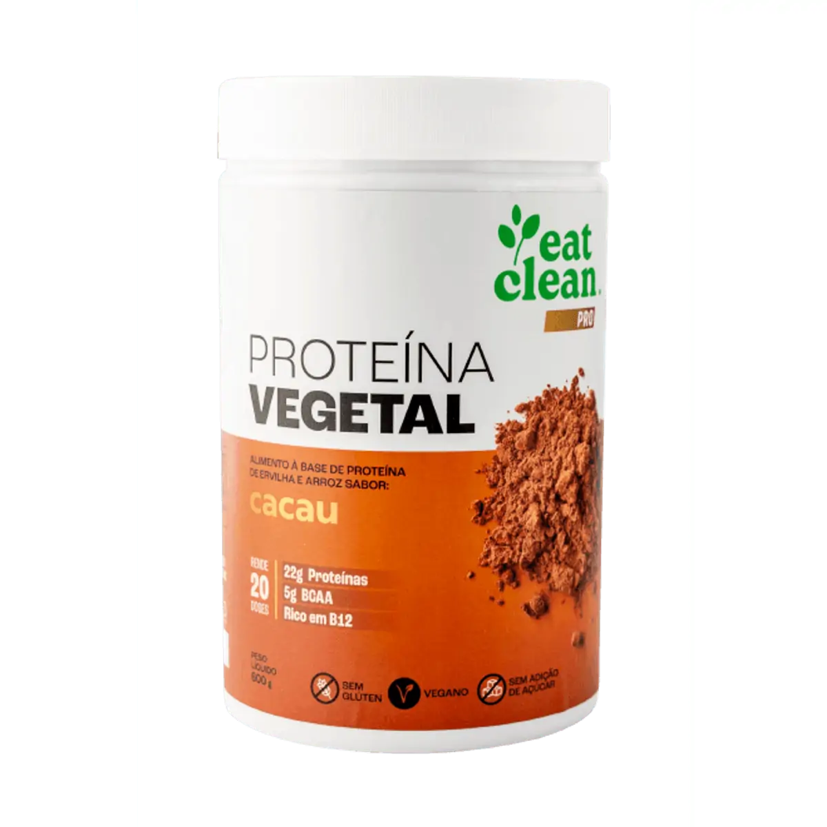 Proteina Vegetal Cacau Eat Clean 600g