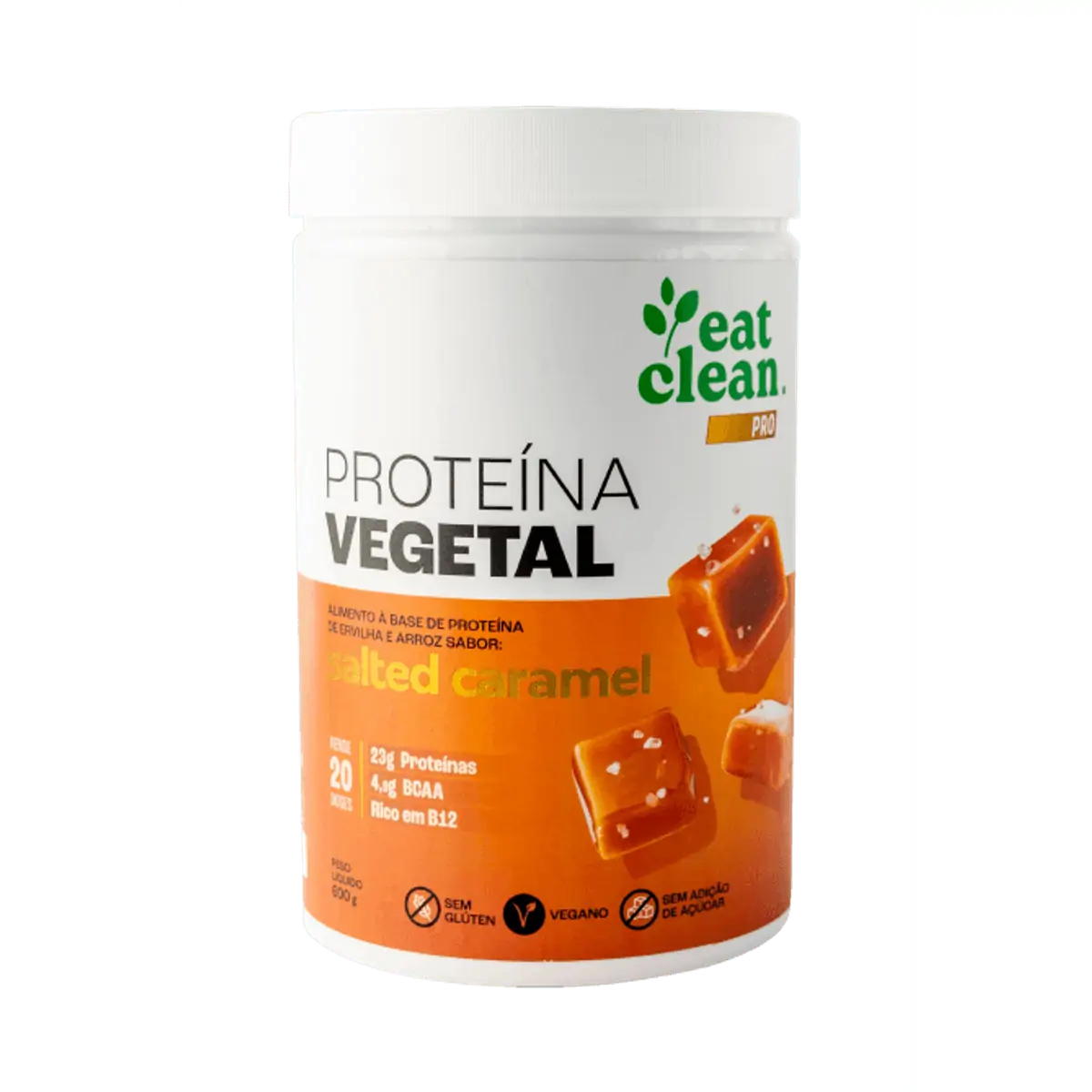 Proteina Vegetal Salted Caramel Eat Clean 600g
